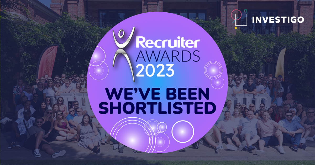 shortlisted for recruiter awards